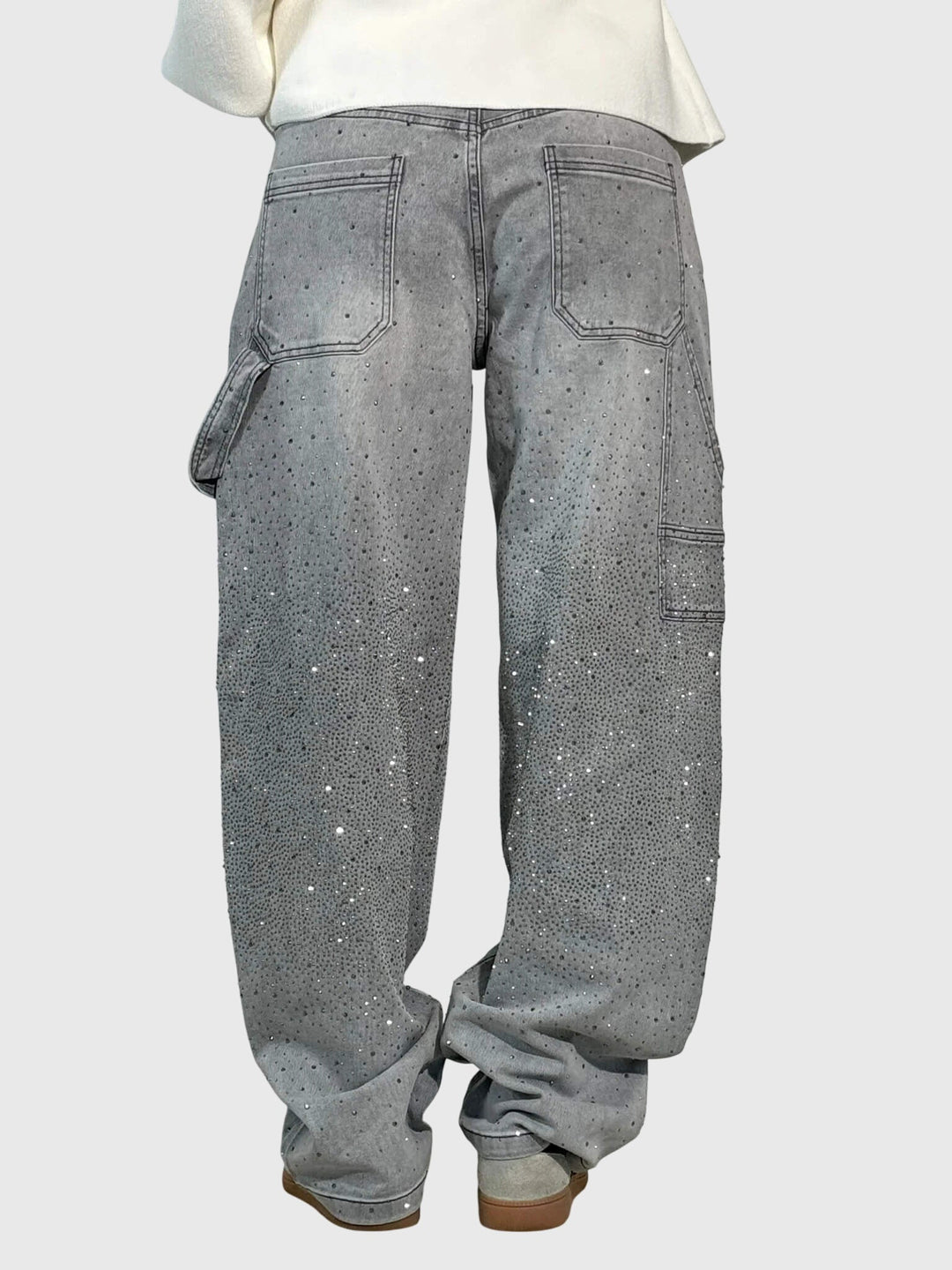 Kimberly | Women’s Sparkle Diamond Denim Trousers