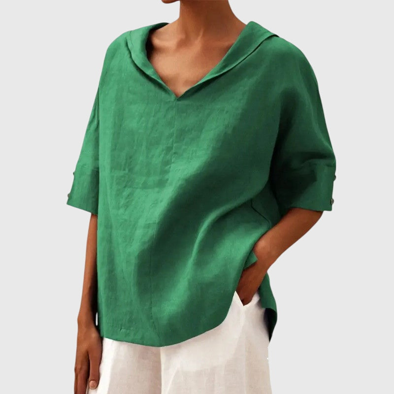 Ayla | Blouse - Brown