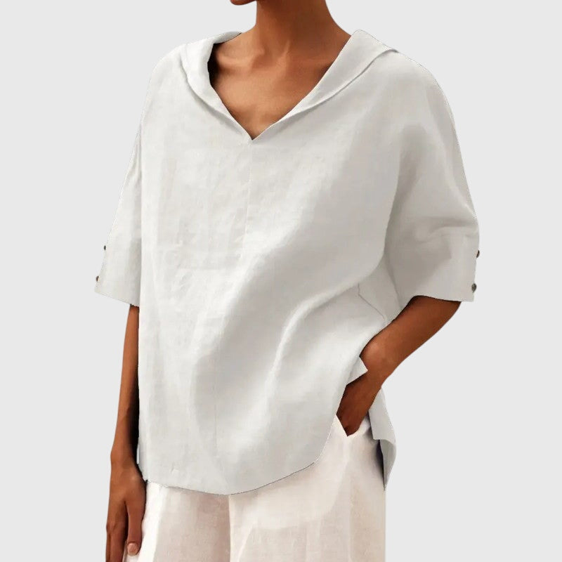 Ayla | Blouse - Brown