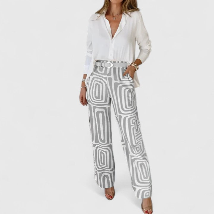 Kira | Elegant Two-Piece Set (Including A Free Belt)