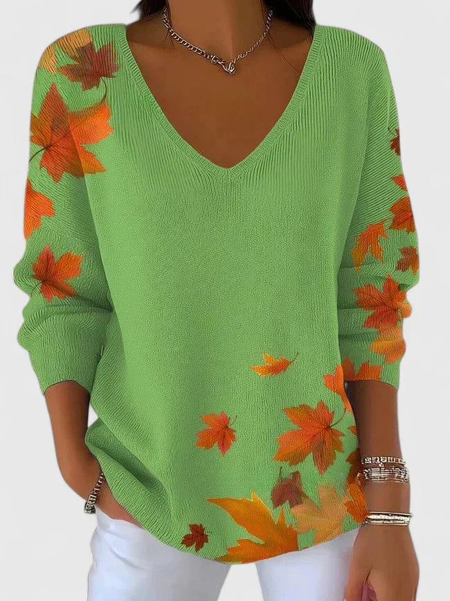 Sera | Elegant V-Neck Jumper