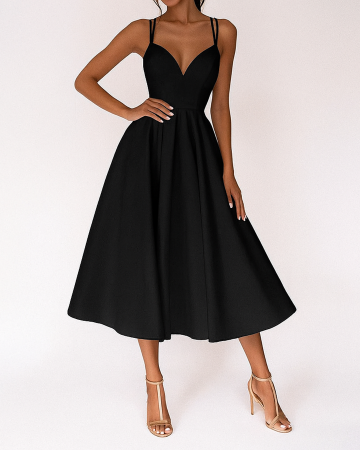 Daisy | Women's Wedding Guest Strappy Midi Dress