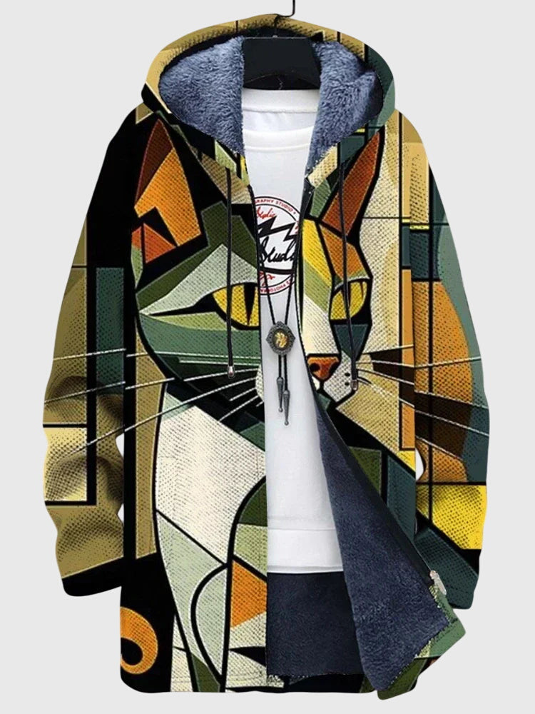 Anna - Jacket with Artistic Print