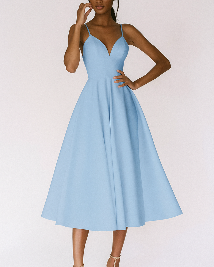Daisy | Women's Wedding Guest Strappy Midi Dress