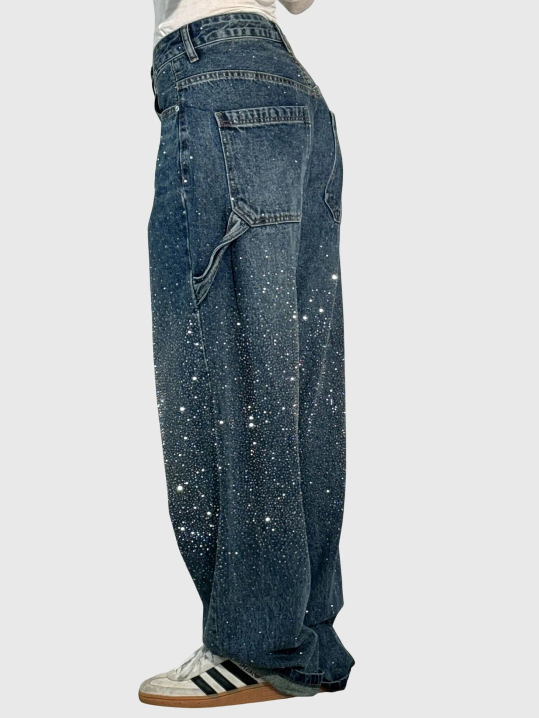 Kimberly | Women’s Sparkle Diamond Denim Trousers