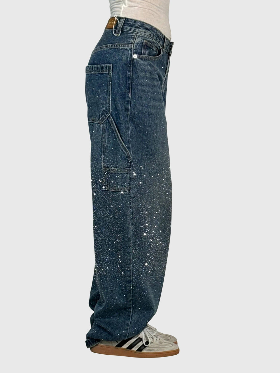 Kimberly | Women’s Sparkle Diamond Denim Trousers