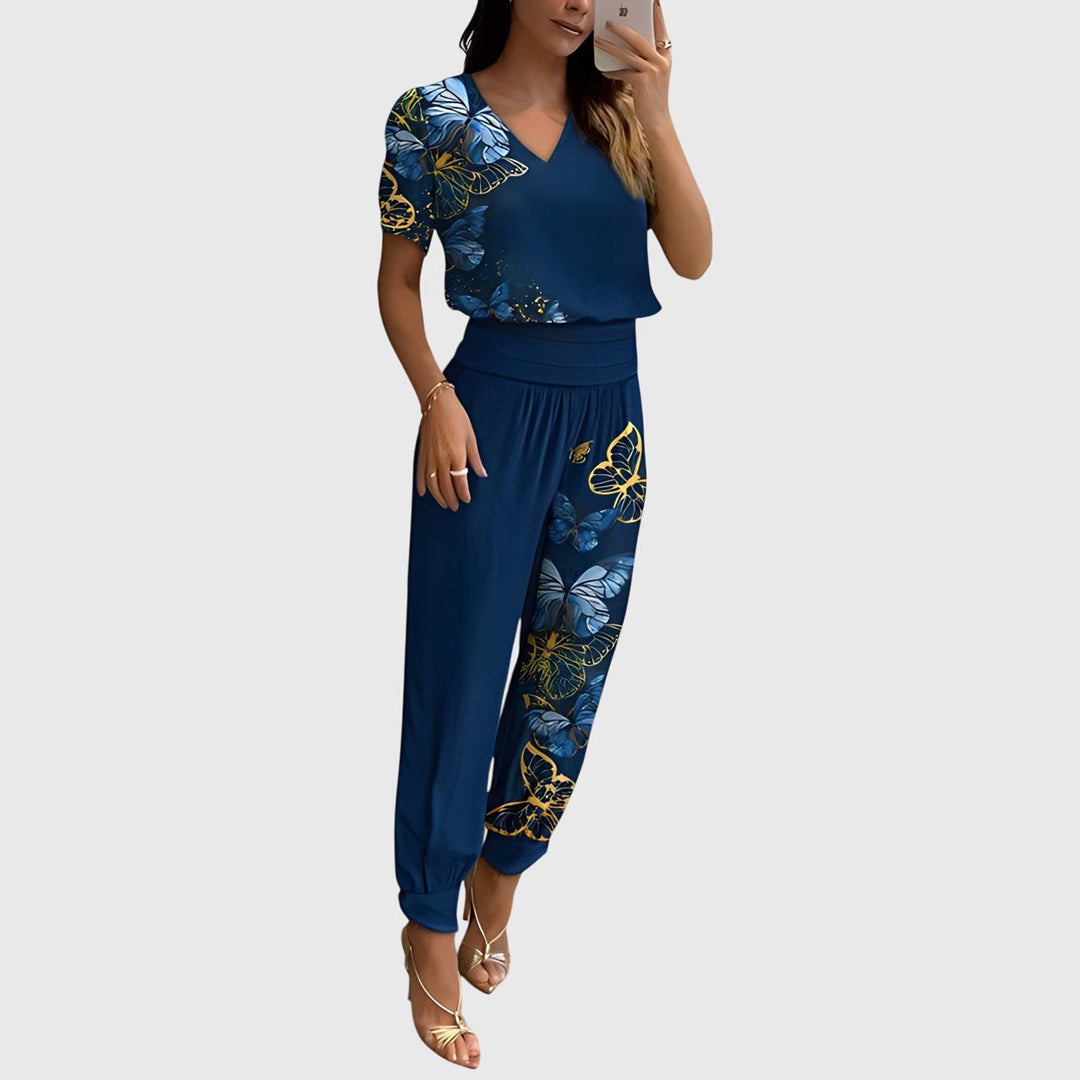Jennifer | Stylish Blouse And Trousers Set