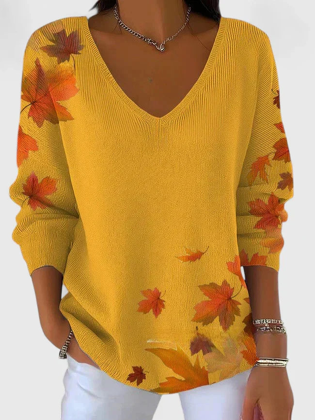 Sera | Elegant V-Neck Jumper