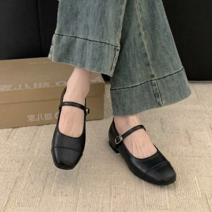 Mayzhera | Orthopaedic Classic Low-Heel Mary Jane Shoes