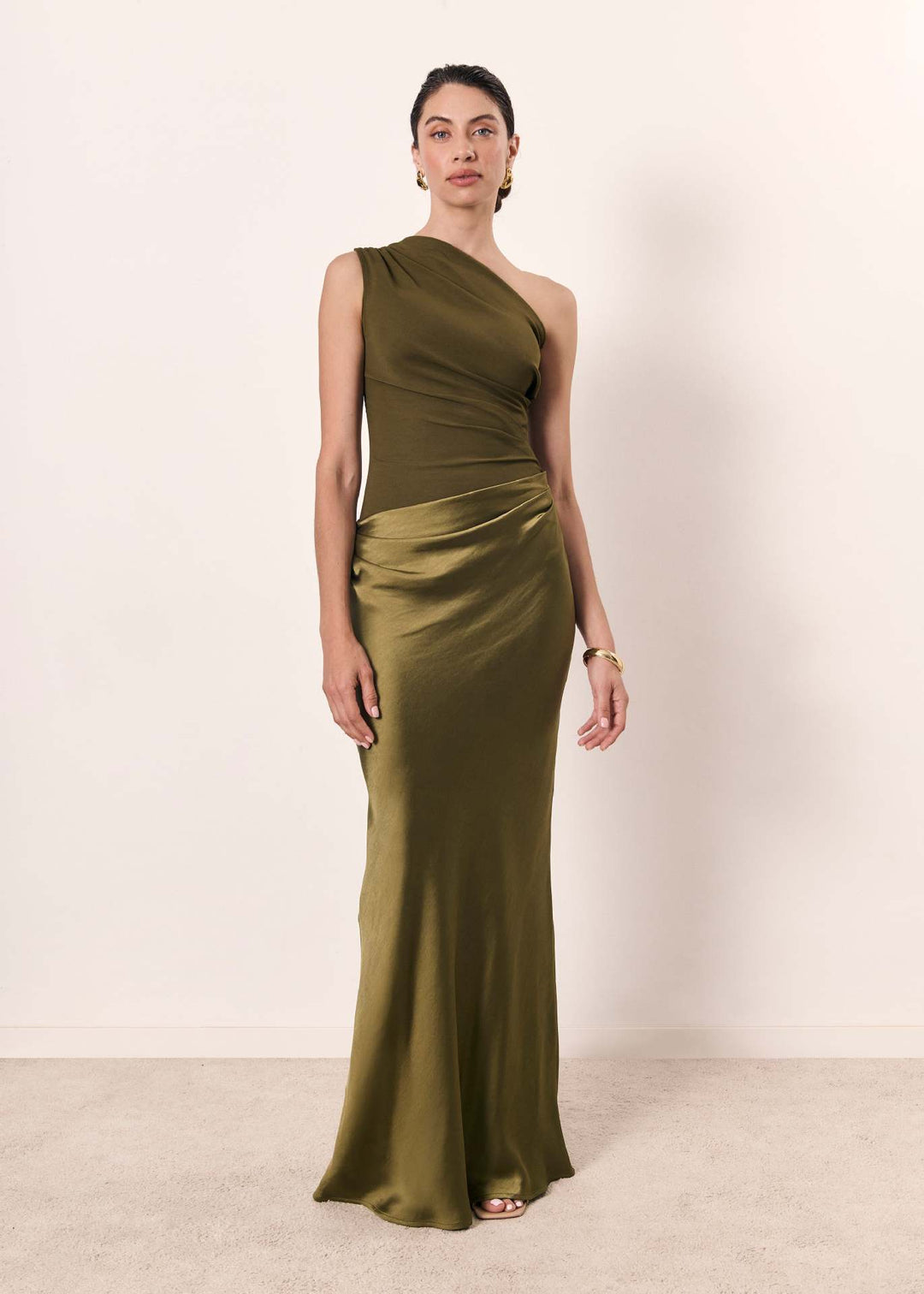 Maya | Women's Wedding Guest Dress One-Shoulder Evening Dress