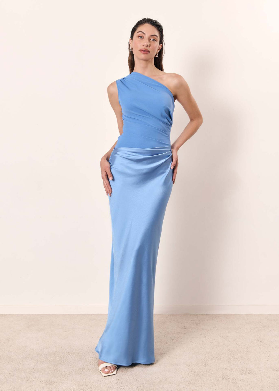Maya | Women's Wedding Guest Dress One-Shoulder Evening Dress