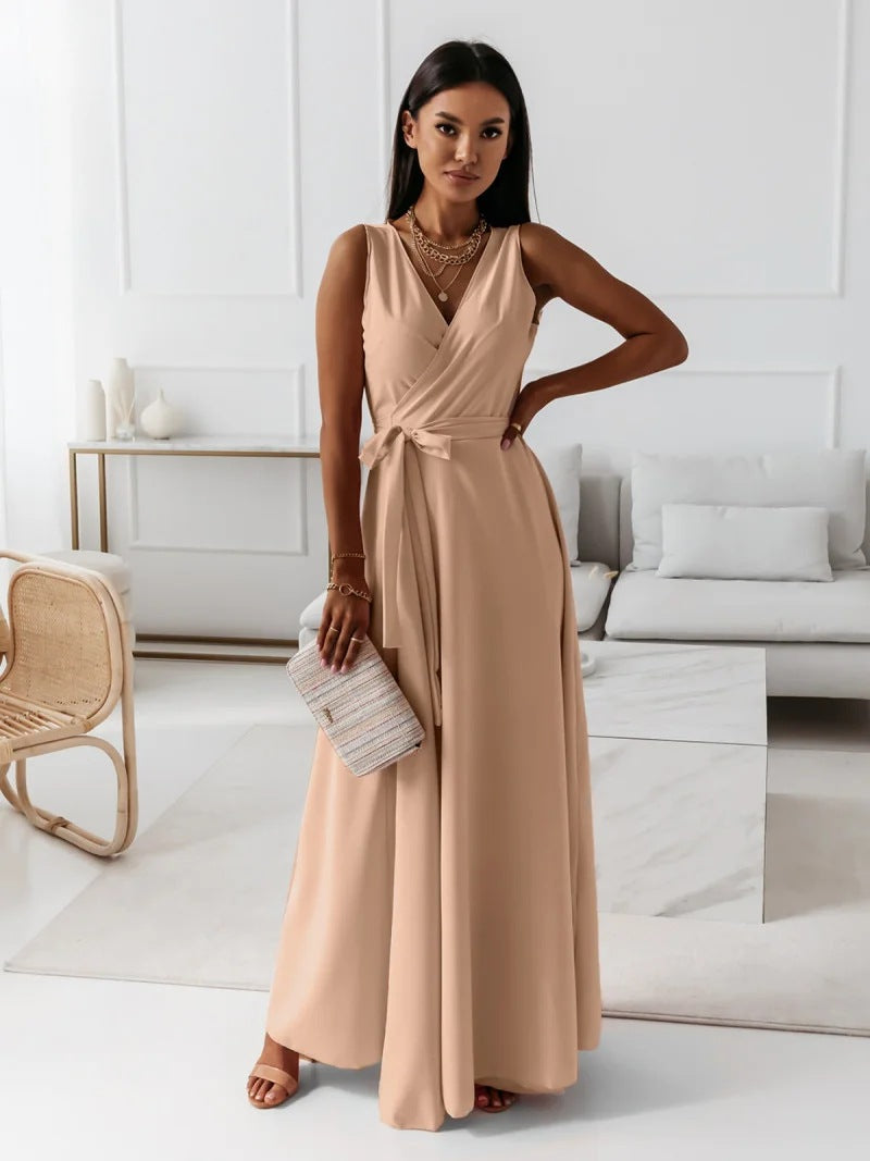 Hailey | Women's Wedding Guest Elegant Wrap Maxi Dress