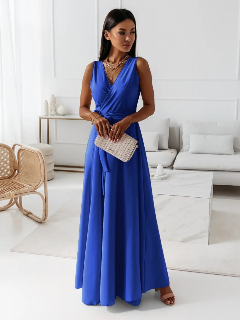 Hailey | Women's Wedding Guest Elegant Wrap Maxi Dress