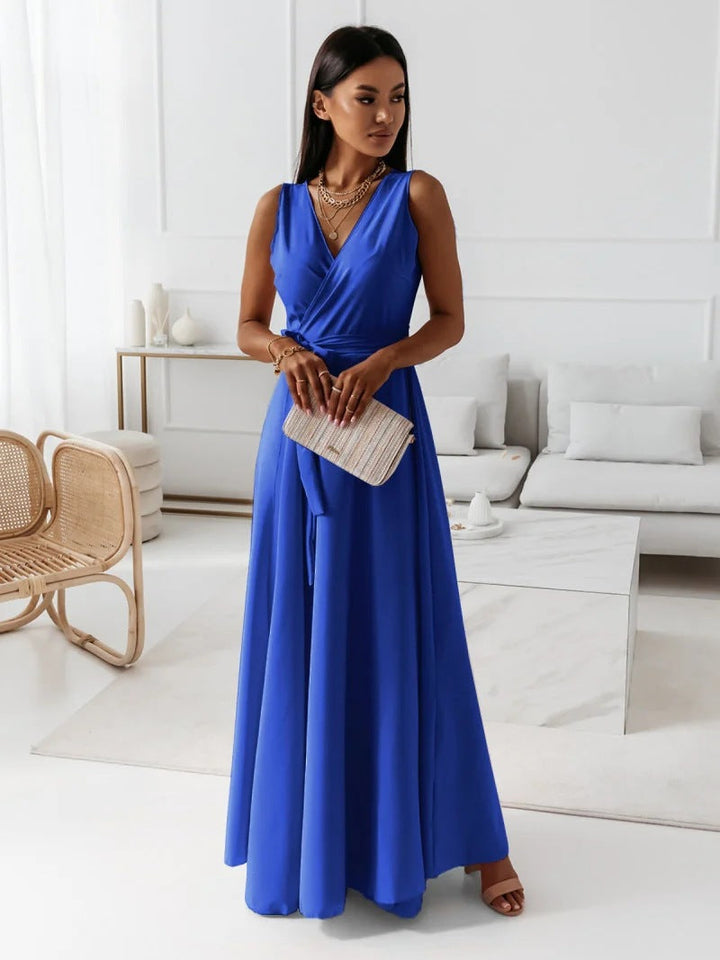 Hailey | Women's Wedding Guest Elegant Wrap Maxi Dress