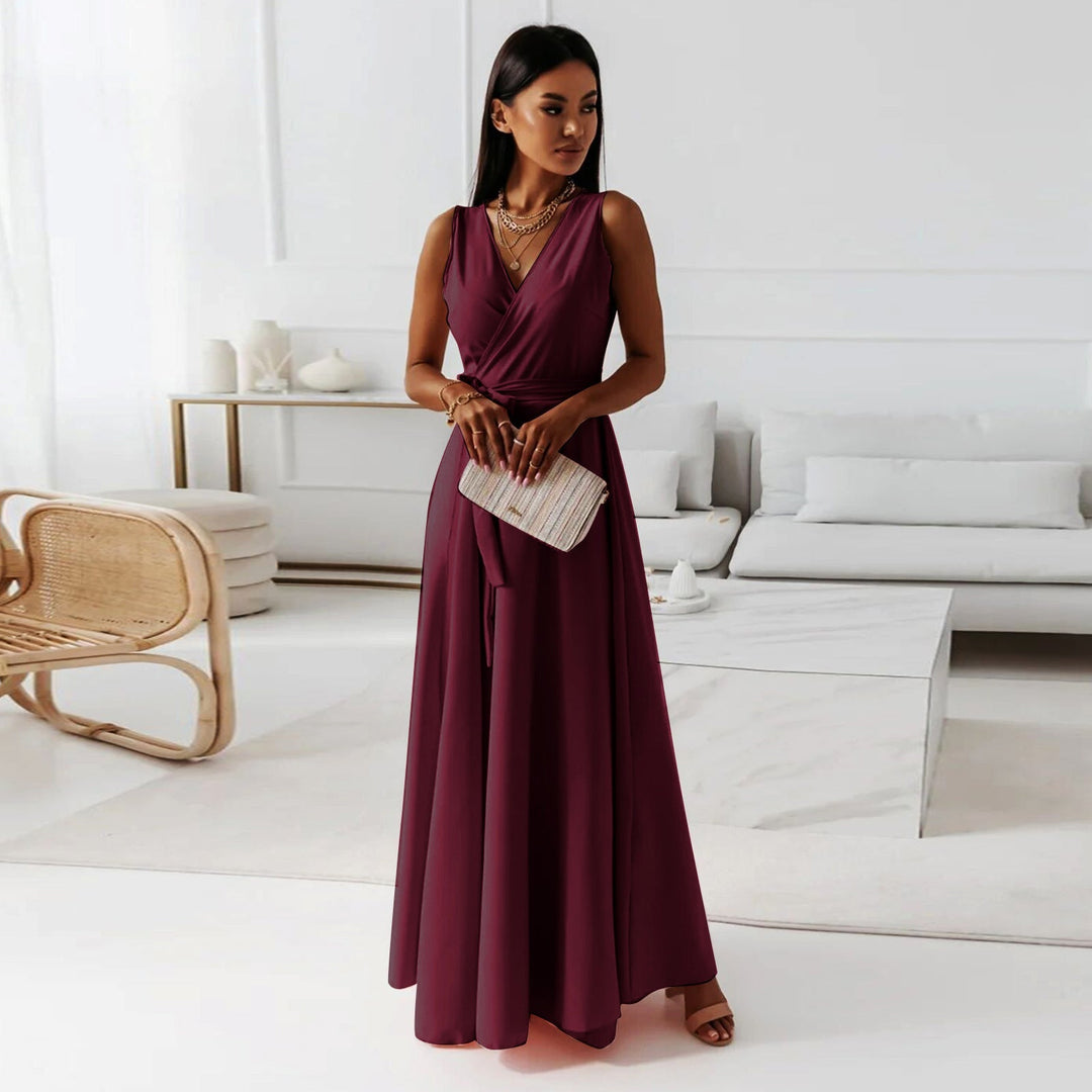 Hailey | Women's Wedding Guest Elegant Wrap Maxi Dress