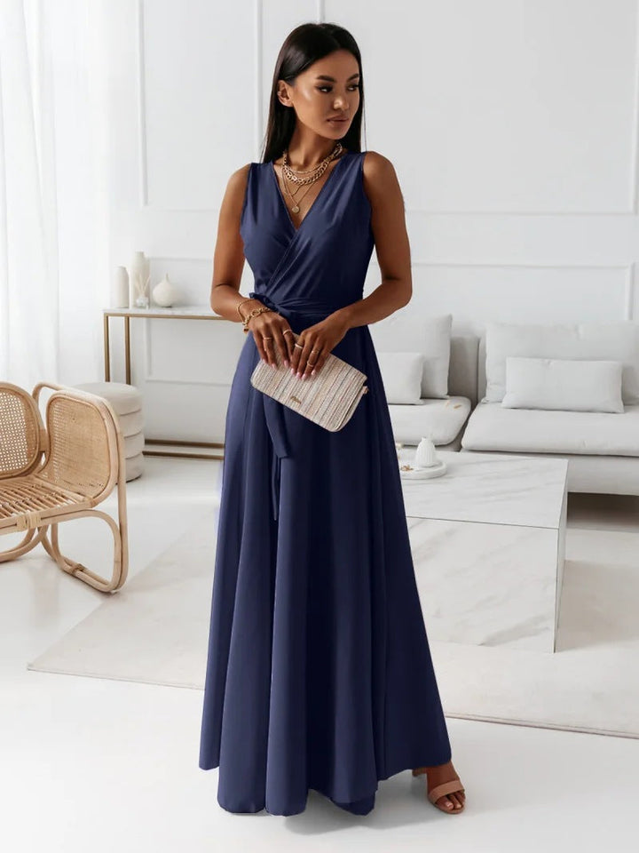 Hailey | Women's Wedding Guest Elegant Wrap Maxi Dress