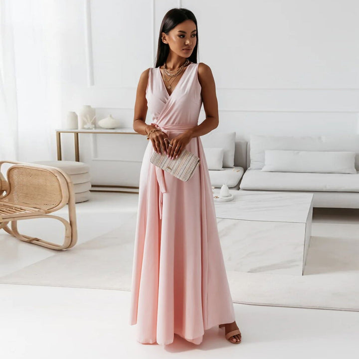Hailey | Women's Wedding Guest Elegant Wrap Maxi Dress