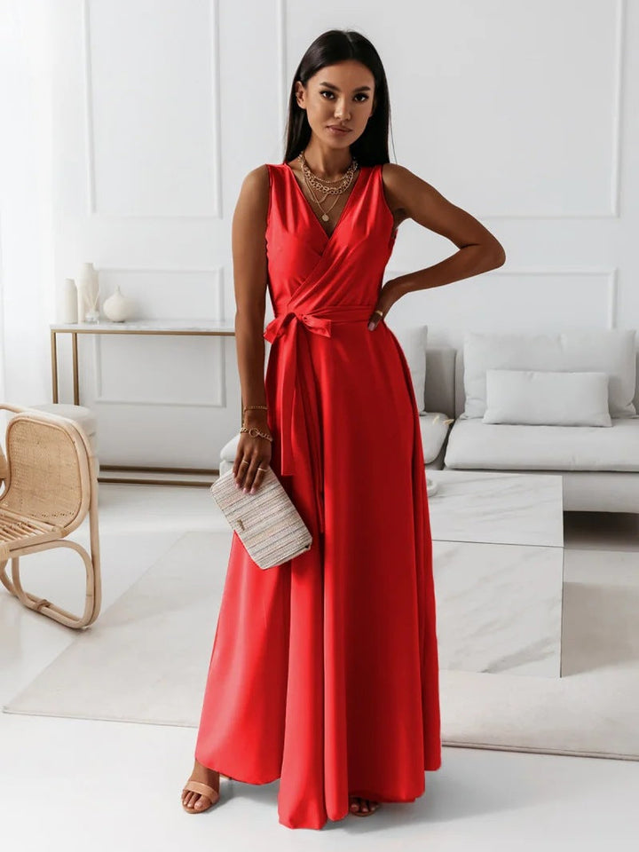 Hailey | Women's Wedding Guest Elegant Wrap Maxi Dress