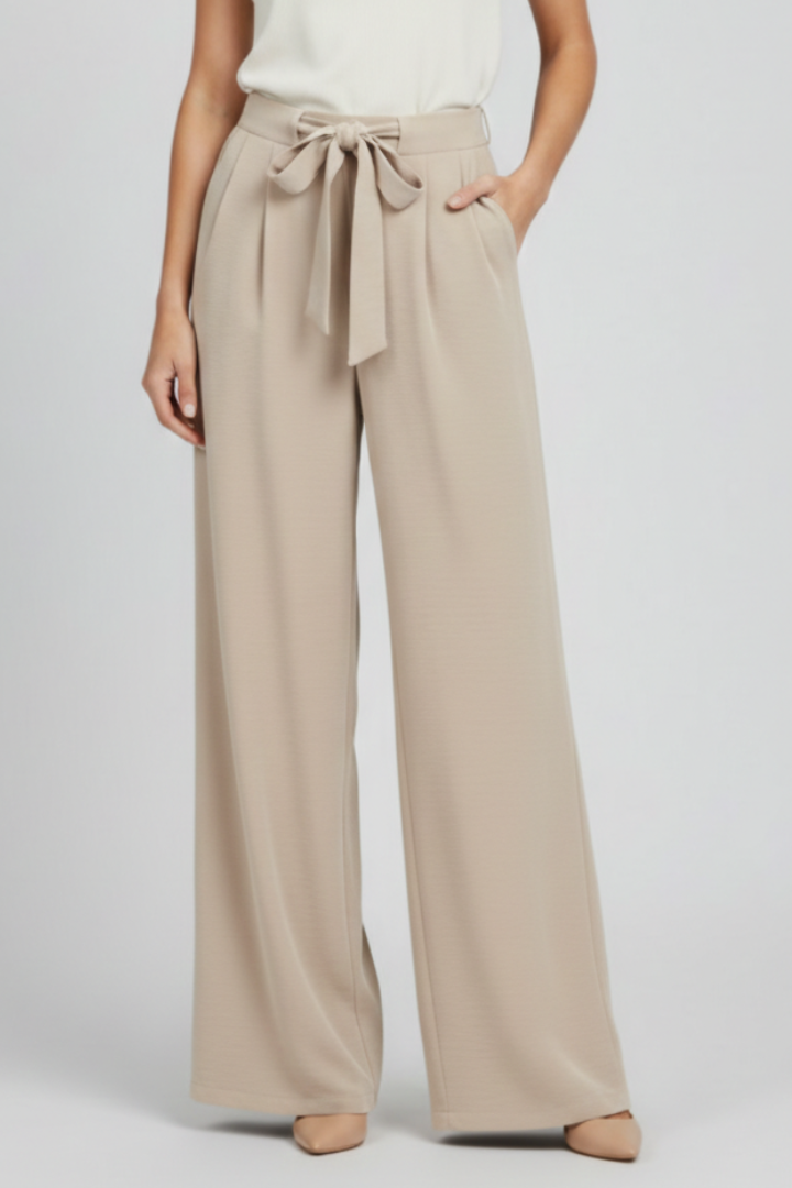 Women's Trousers with Drawstring Waist for Everyday Wear