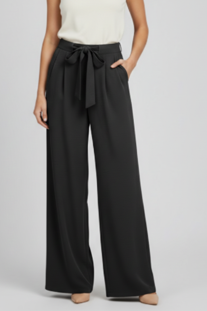 Women's Trousers with Drawstring Waist for Everyday Wear