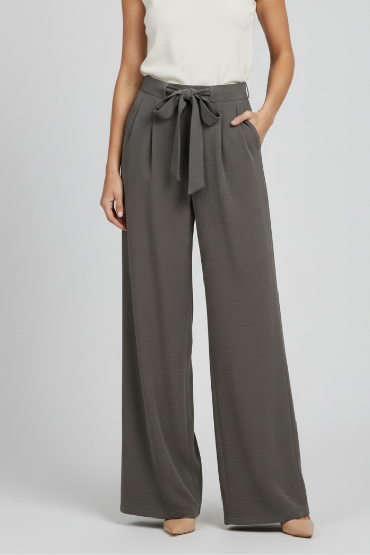 Women's Trousers with Drawstring Waist for Everyday Wear