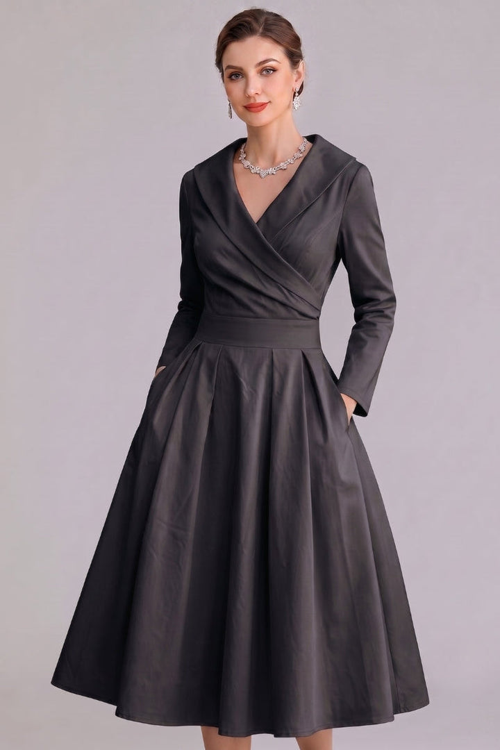 Yan | Elegant Midi Dress