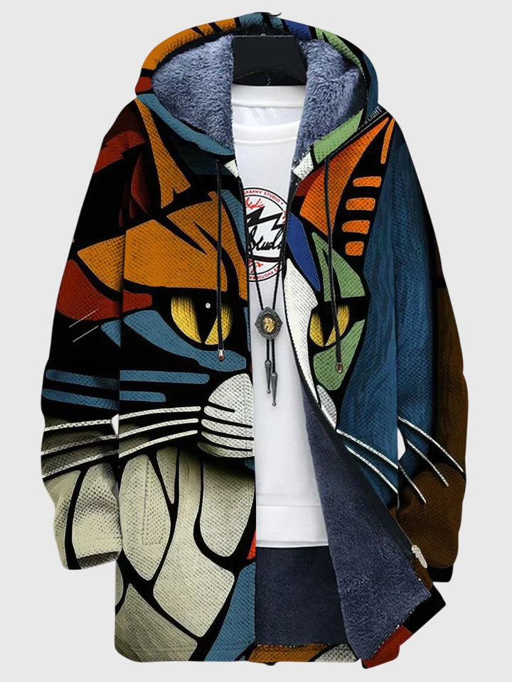 Anna - Jacket with Artistic Print