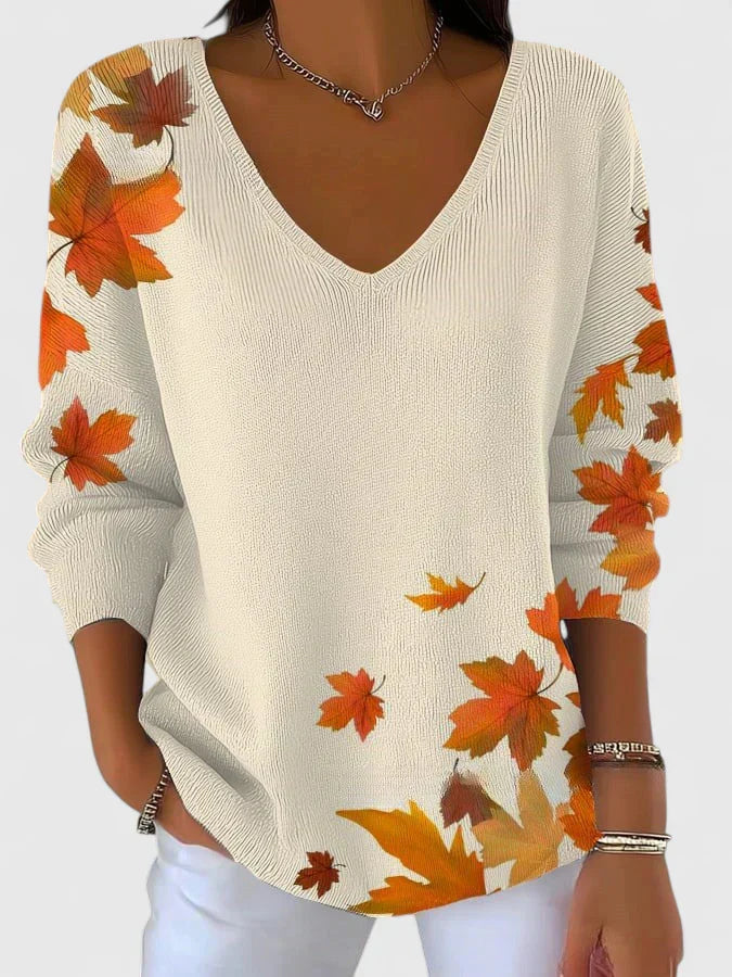Sera | Elegant V-Neck Jumper