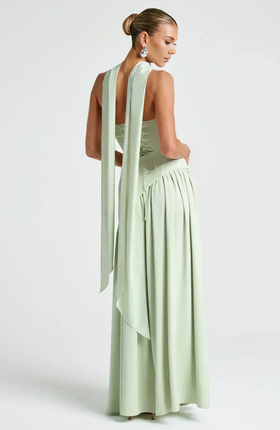Emily | Women's Wedding Guest Asymmetric Maxi Dress