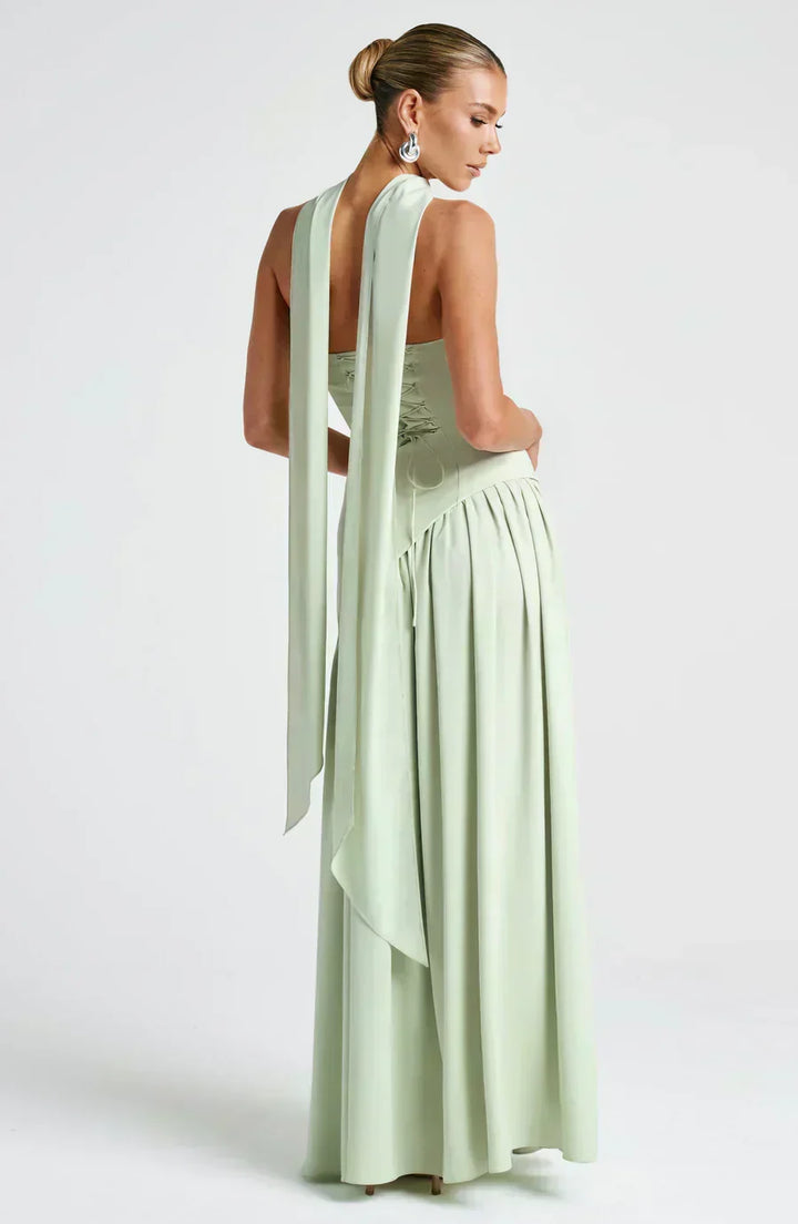 Emily | Women's Wedding Guest Asymmetric Maxi Dress