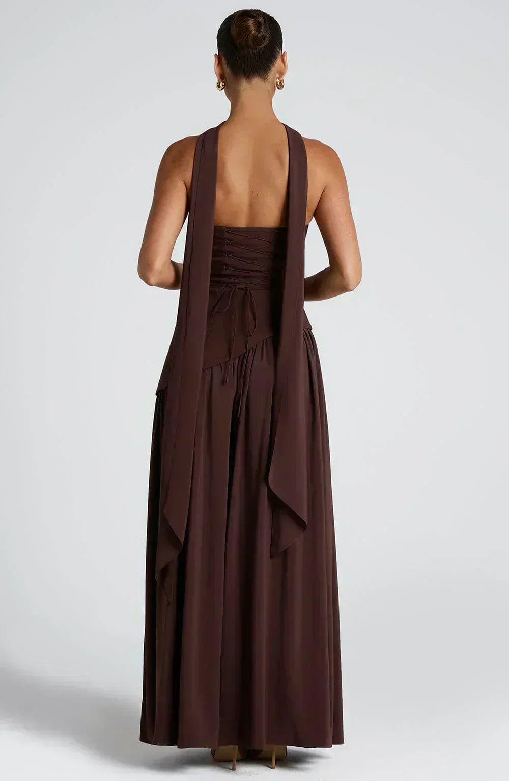 Emily | Women's Wedding Guest Asymmetric Maxi Dress