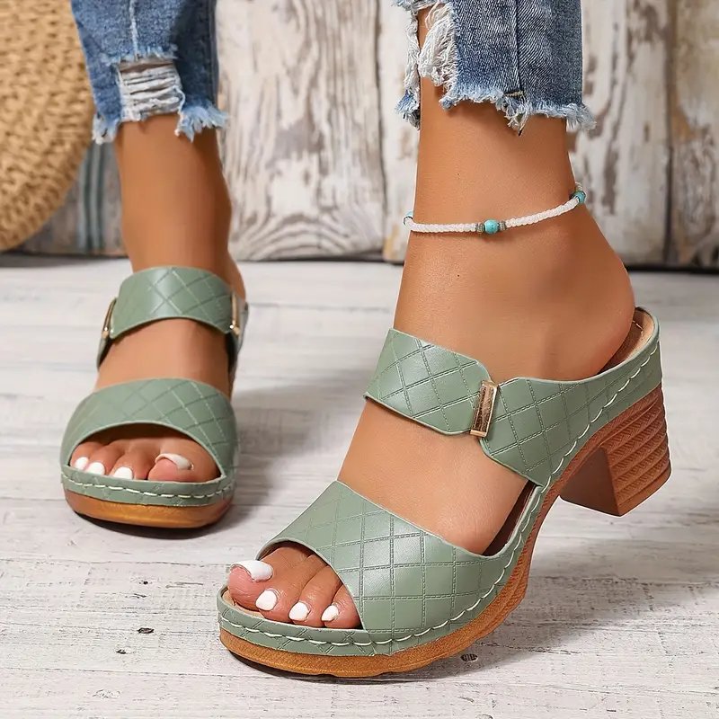 Emma | Women's Orthopaedic Cushioned Block Heel Sandals