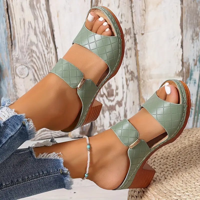 Emma | Women's Orthopaedic Cushioned Block Heel Sandals