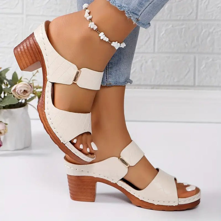 Emma | Women's Orthopaedic Cushioned Block Heel Sandals