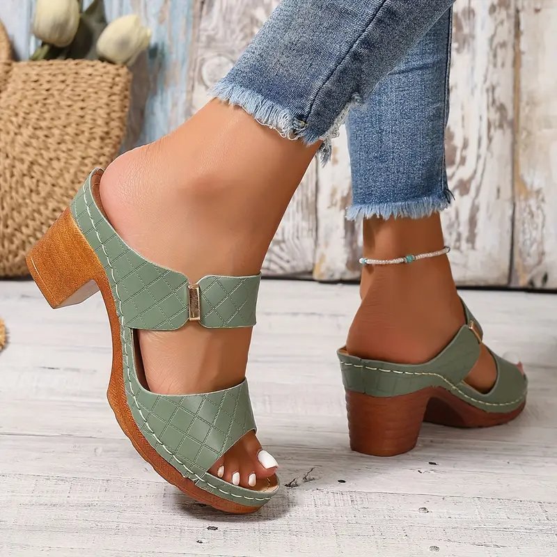 Emma | Women's Orthopaedic Cushioned Block Heel Sandals